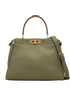 Medium Peekaboo, &pound;2,300, Handbags, Green, Leather, Front view